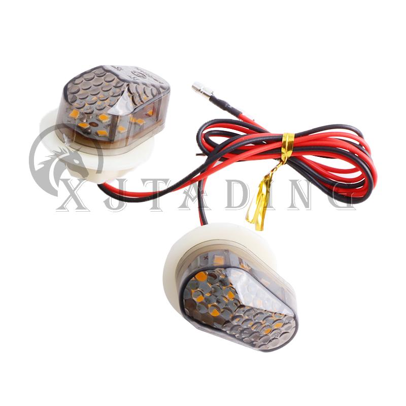 Flush Mount LED Indicator Light Moto Flashing For Yamaha YZF R1 R6 YZF R6S FZ1S FAZER 1000 FZ6S FAZER 600 Motorcycle Turn Signal