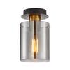 Plafon Sardo 1 E27 Czarny Italux Spl-5581-1Sc-Bro-Sg