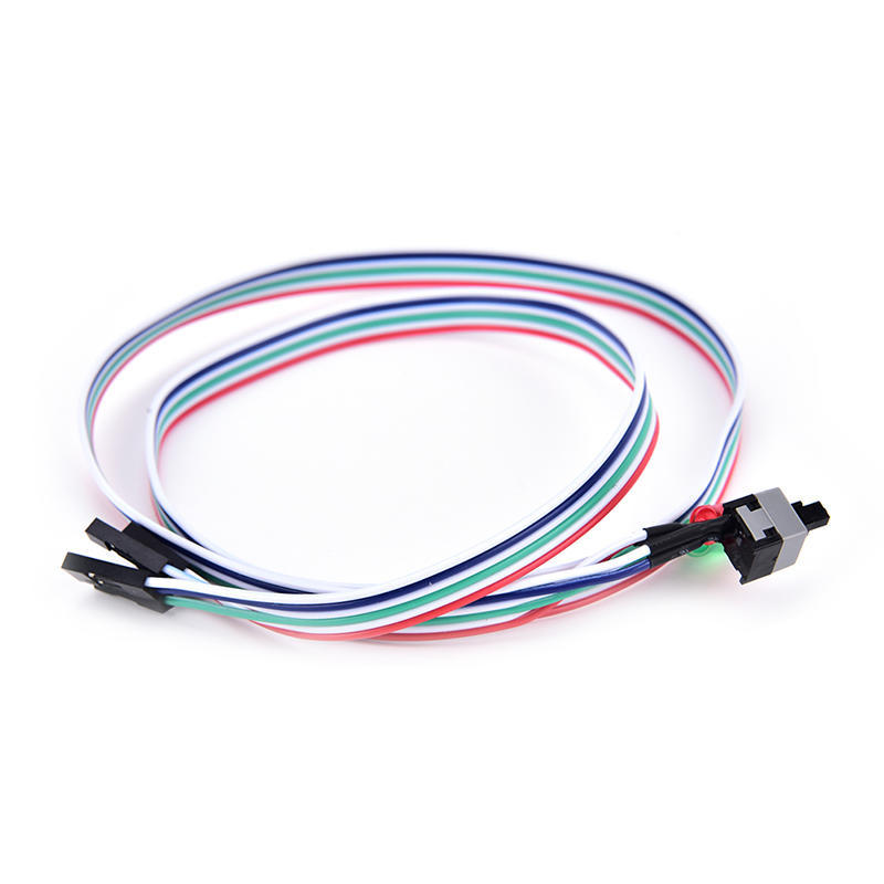 Корпус настольного компьютера ATX Power On Switch Cable Reset With Hdd Led Light For PC Computer