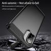 For Samsung Galaxy A07 4G Back Cover MOFI Brushed Texture Carbon Fiber Soft TPU Case