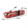 Toy Model Bus With Sound Light Features Design For Kids Play And Collecting
