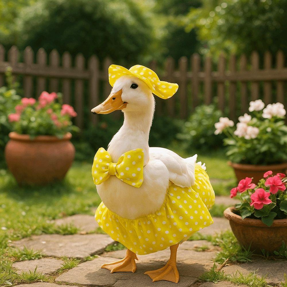 Breathable Goose Bikini Costume Novelty Porch Goose Outfit Charming Duck Goose Bikini Beach