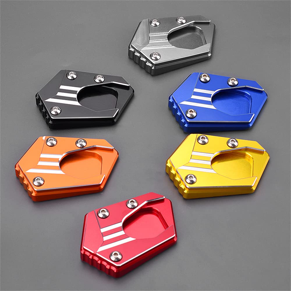 LEDISHUN Расширитель боковой подножки, Алюминий, Совместим с HONDA CB150R, CBR250R, CB300F, CB300R, CBR300R, CB300F, CB400, CBR500R,