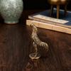 Figurine Feng Shui Ornament Gift Collectible Brass Statue Chicken for Living Room Tearoom
