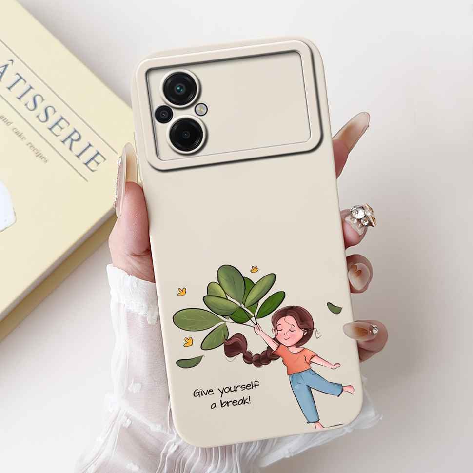 Для Xiaomi Poco M5 4G Чехол Модный Рисунок Цветок Мягкий Силикон Задняя Крышка Для Xiaomi PocoM5 POCO M5 4G Ударопрочные Чехлы для Телефона