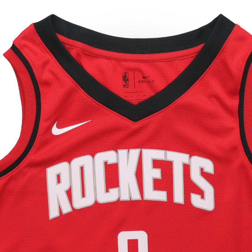 Nike НБА Хьюстон Рокетс Рассел Уэстбрук Нет. Мужская баскетбольная майка 0 Away красная BV7992-662