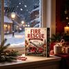 Christmas Tree Hanging Decorations 24-Day Vehicle Advent Calendar, 2D Acrylic Trucks Vehicles Ornaments Car Themed Countdown Calendar Holiday