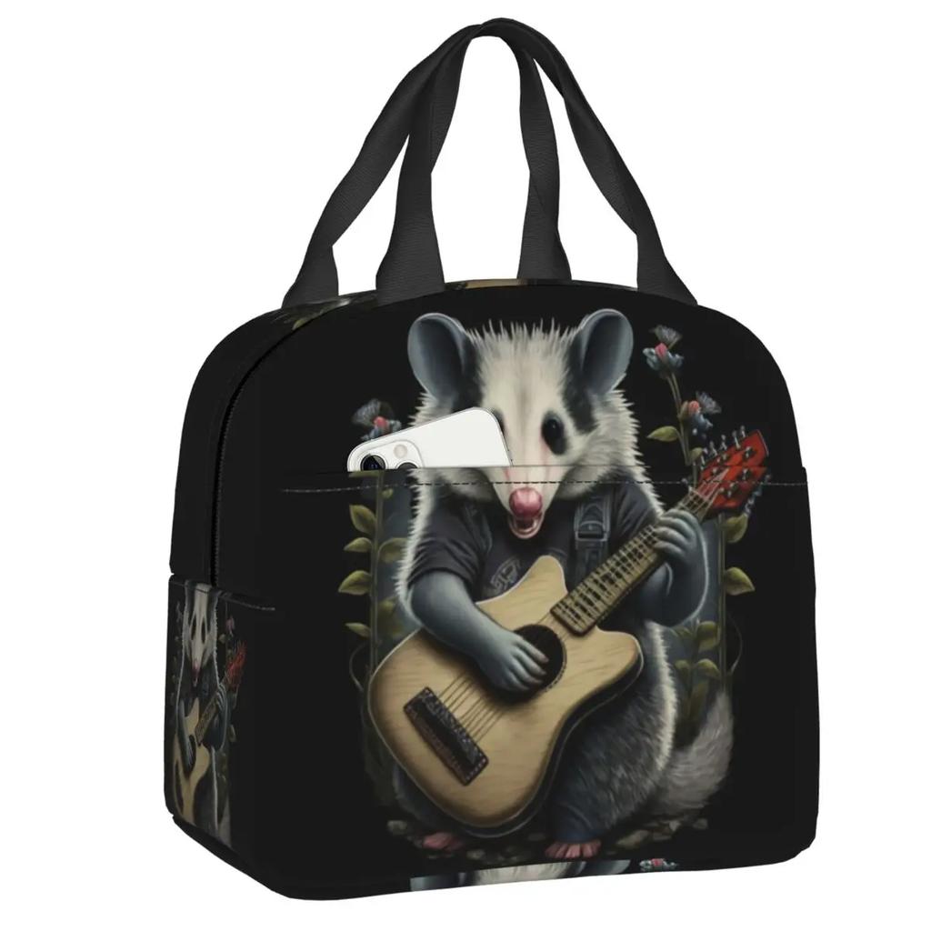 Opossum Screm Изолированная сумка для обеда для кемпинга, путешествий, животных, домашних животных, многоразовая термосумка для обеда для женщин и детей