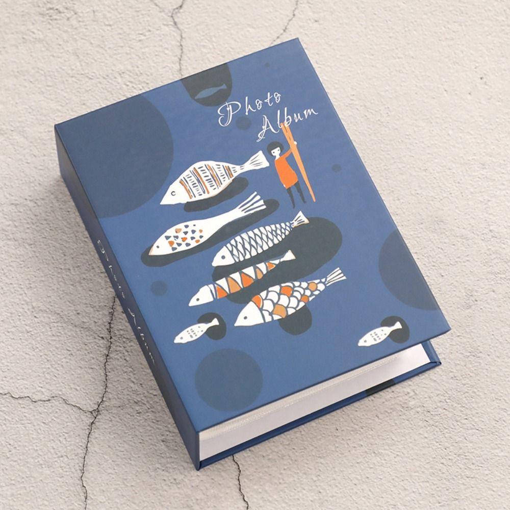 4R 100pcs Photo Album Memorial Book Cartoon Insert Recall Cute Good Time Child Gift Cute Cartoon Photo Albums