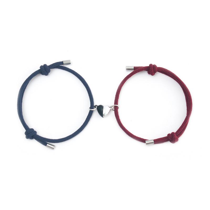 Европейский и американский браслет Love Magnet для пар мужчин и женщин - ювелирные изделия из веревки ручной работы