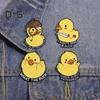 Cartoon Duckling Badge Animal Jewelry Alloy Brooch Hat Scarf Bag Lapel Decoration Pin Birthday Graduation Christmas Gift