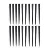 Strix Design Pentagonal Resin Chopsticks, 21cm, 20 Pairs (2 X 10 Pairs Per Pack), Black, Non-Slip, Heat-Resistant, Dishwasher Safe, Made In Japan, NH-