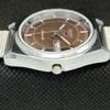 ВОССТАНОВЛЕННЫЕ ВИНТАЖНЫЕ SEIKO 5 AUTO 6309A ЯПОНИЯ МУЖСКИЕ D/D КОРИЧНЕВЫЕ ЧАСЫ 593c-a314867-2