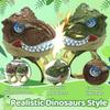 Flash Color Mechanical T-Rex Wrist Walkie Talkie, Kids Toy with Light, Music & Sound