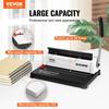 Coil Spiral Binding Machine, Manual Book Maker 34-Holes Binding 120 Sheets, Punch Binder Adjustable 3/16" - 9/16" Coil Binding Spines, for Letter