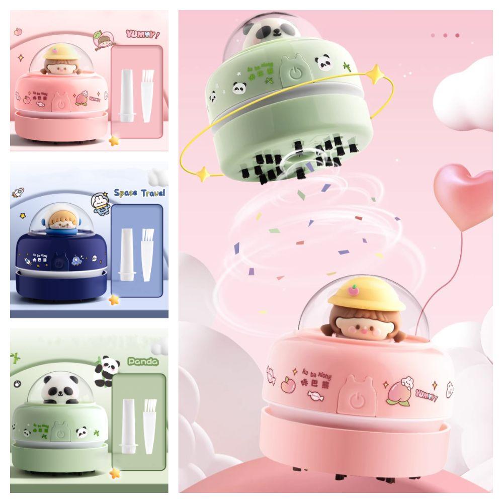 Мультяшный животный настольный пылесос Пластиковый настольный пылесос Школа Офис