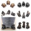3Pcs Animal Plant Pot Foot Garden Statue Resin Craft Flower Pot Planter Foot Pot Support Foot Garden Decoration