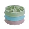 Pet Slow Feeder Dog Bowl Fun Нескользящая анти-глотающая медленная еда кормушки Эко миска для собак для маленьких средних больших собак щенков