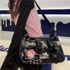 Women Crossbody Bag Multi Pocket Spice Chain Biker Vintage Medieval Shoulder Bag