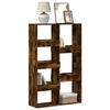 VidaXL Bookcase Smoked Oak 100x33x155.5 Cm Engineered Wood, Bookshelf, Storage Shelf, Cabinet 3309397