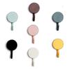 10 Packs Household Strong Adhesive Unmarked Hooks (Black+white) A