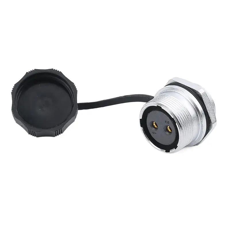WEIPU WS20 ZM M20 Automotive Electrical Connector Waterproof IP68 Bulkhead Female Socket 2 3 4 5 6 7 8 9 12 15Pin Power Jack