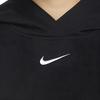 (WMNS) Nike Sportswear Oversized Fleece Hoodie 'Black White' Women's DM6360-010