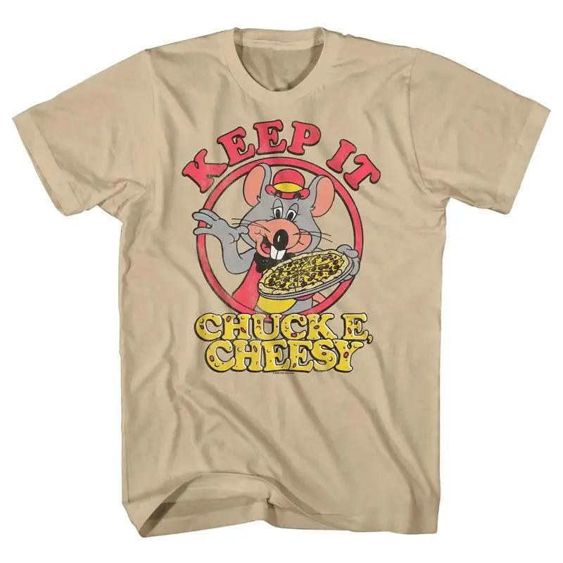 Chuck E Cheese T Shirt Unisexs Keep It Cheesy Character Logo Design 6xl