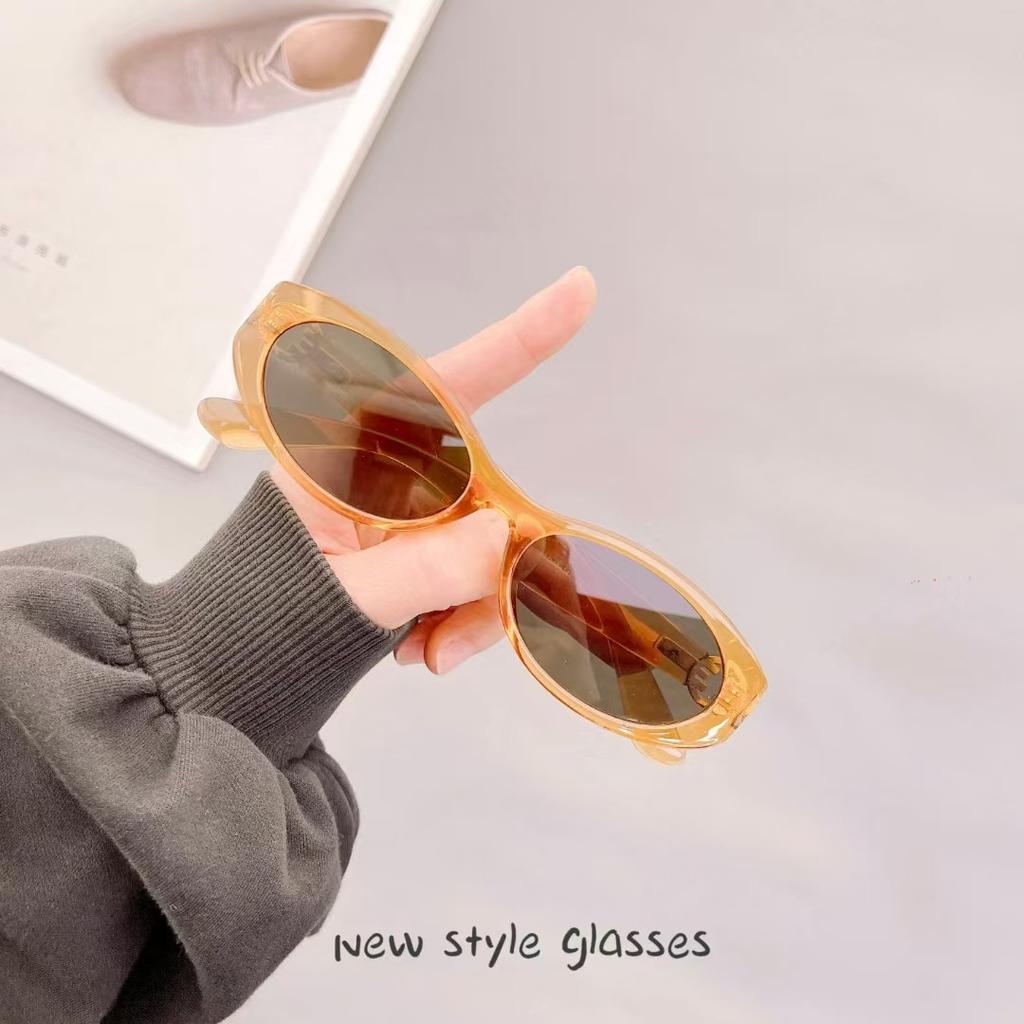 Korean Stylish Sunglasses Men Oval Shape Uv Protection Women Sun Glasses Outdoor Activity Sunglass Woman