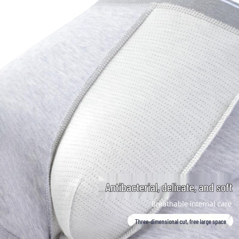 Мужские боксеры-брифы Langsheng из чистого хлопка с антибактериальным эффектом - 4 штуки