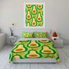 Cartoon Avocado Bedding Set Bedding Duvet Cover Set Duvet Cover Pillowcases (1 * Duvet Cover 2 * Pillowcases, without duvet insert)