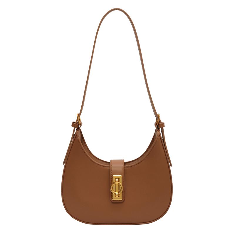 Простая текстурированная женская сумка на одно плечо, весенняя новая сумка из искусственной кожи, мягкая сумка через плечо, женская повседневная универсальная маленькая сумка