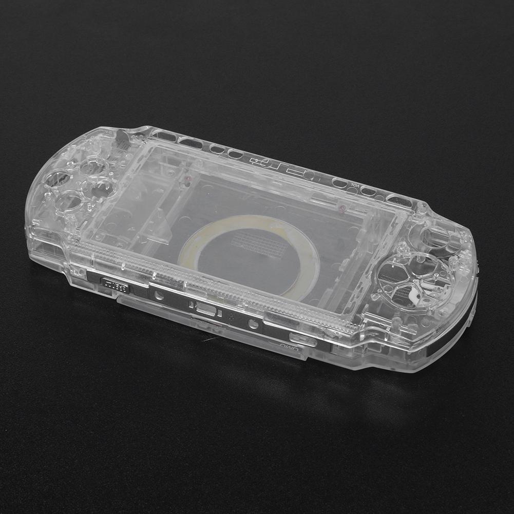 Полный корпус для PSP1000 Корпус игровой консоли PSP 1000, лицевая панель, крышка с кнопками, винтами, профессиональный комплект защиты корпуса