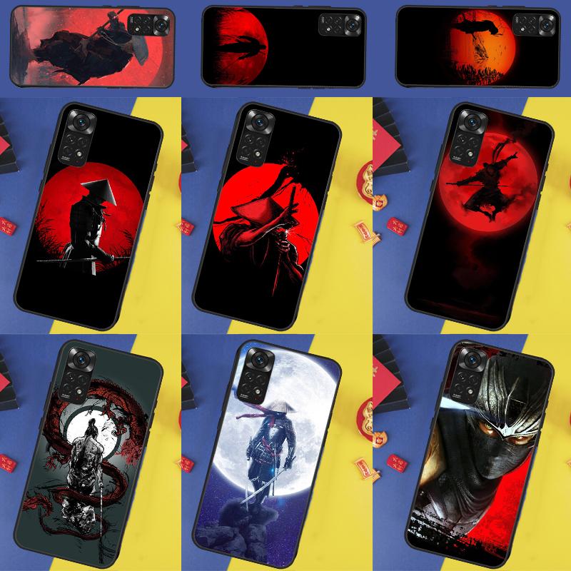 Япония Чехол Самурай Ниндзя Для Xiaomi Redmi Note 14 Pro 9 10 11 12 13 9S 10S 11S 12S Redmi 14C 10C 12C 13C Чехол