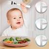 Detachable Baby Sucker Dining Plate 304 Stainless Steel Kids Feeding Bowls  For Toddlers