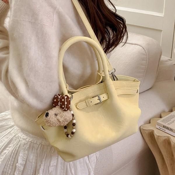 Niche design portable vegetable basket bag women's 2026 spring new fashion small tote bag versatile shoulder messenger bag