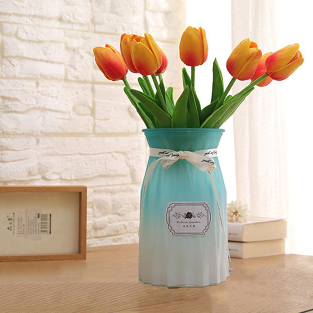 5 шт. Имитация тюльпана 34 см Искусственный тюльпан Поддельные цветы Искусственный тюльпан оптом Подарок на День матери для вазы Главная Кухня Свадьба Весна Украшения для вечеринки