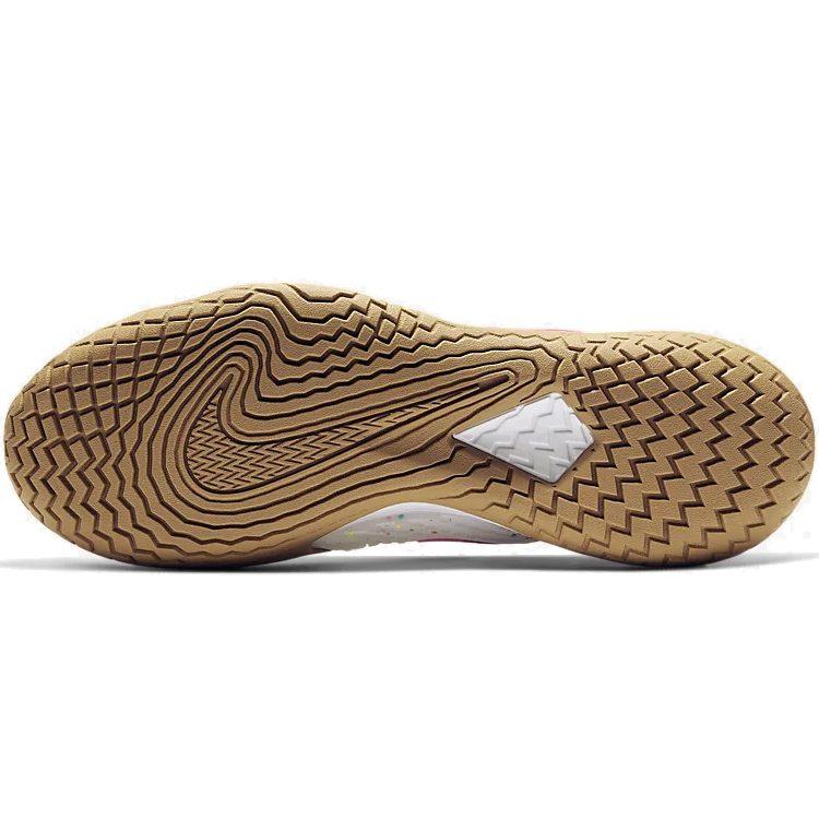 Nike Air Zoom Vapor Cage 4 HC Устойчивые к скольжению Легкие Нескользящие Легкие Низкие Кроссовки для бега Унисекс Конфетный белый CD0424-105