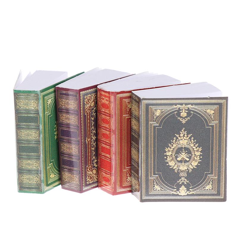 1:12 миниатюрных кукольных книг, классическая перекидная книга, модель, декор, аксессуары