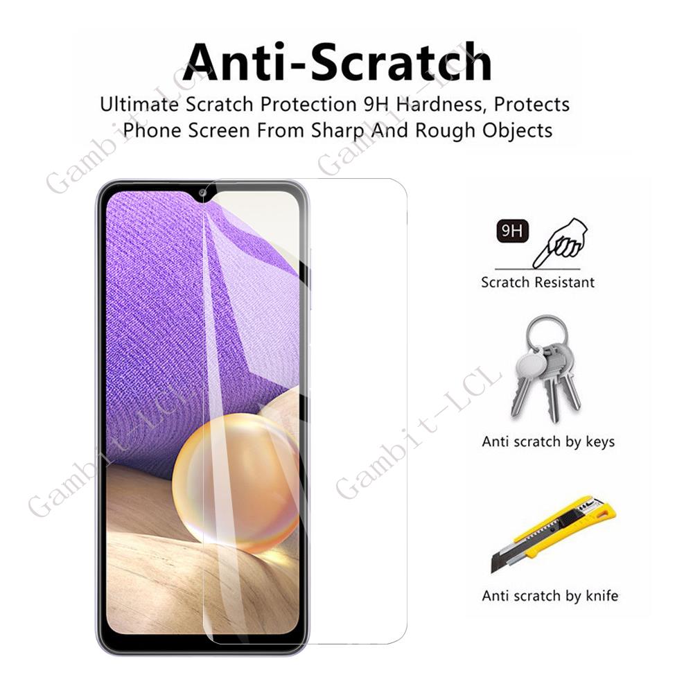 3Pcs Screen Protector Tempered Glass For Samsung Galaxy A10 A11 A12 A20 A30 A31 A32 A40 A41 A42 A50 A51 A52 A70 A71 Cover Film