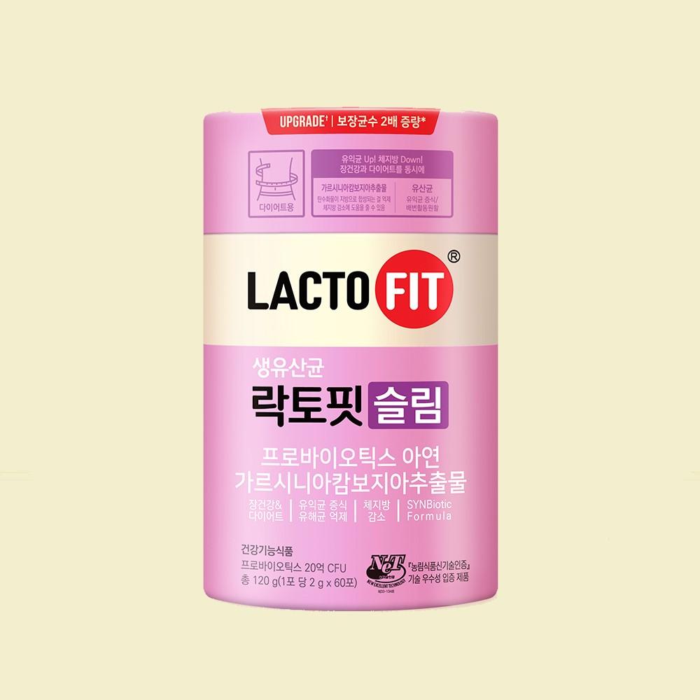 LACTOFIT SLIM PROBIOTICS SUPPLEMENT Value Pack 60ea / CARTON
