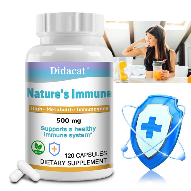 Natural Immune Health System Dry Yeast Fermented Capsules, 120 capsules