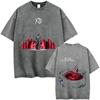 Rapper The Weeknd The After Hours Tour 2026 Washed Vintage T Shirt Men Women Hip Hop Fashion Pop Music Tshirt Mens Streetwear
