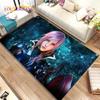 Final Fantasy Series Games Area Rug,Carpet Rug for Home Living Room Children's Bedroom Sofa Doormat Decor,Non-slip Floor Mat 3D