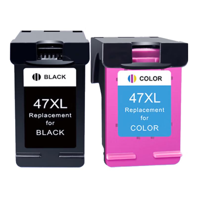 Compatible HP 47 Ink Cartridge Set (Black & Color)