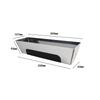 with Anti Slip Pad Stainless Steel Mud Pan Ergonomic Hand Tool Nonslip Practical Rustproof Mud Board Drywall Mud Pan for DIY