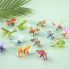 10pcs Cognition DIY Handmade Paper Card 3D Cartoon Insect Paper Mode  Kids Birthday