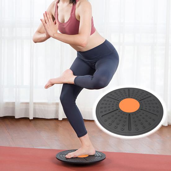 Балансировочная доска Массажный контактный дизайн Противоскользящая Круглая форма Формирование тела Фитнес Скручивание талии