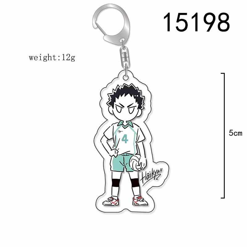 Аниме Shoyo Hinata Tobio Kageyama Daichi Sawamura Sugawara брелок для косплея, аксессуары, брелоки, подвеска, реквизит, рождественский подарок