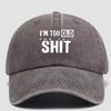 A Unisex's retro-style adjustable baseball cap with adjustable size, suitable for all seasons.